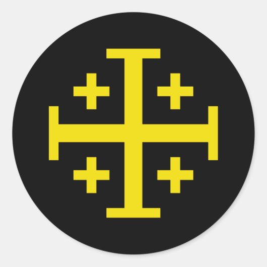 エルサレム・クロス ラウンドシール (正面)