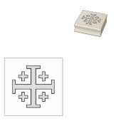 エルサレム・クロス ラバースタンプ (押印)