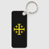 エルサレム・クロス( Jerusalem Cross ) キリストの五重クロス キーホルダー (裏面)