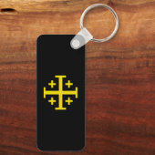 エルサレム・クロス( Jerusalem Cross ) キリストの五重クロス キーホルダー (裏面)