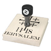 エルサレム・クロスIHSゴム・スタンプ ラバースタンプ (スタンプ)