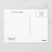 エルサレム・シオン・ゲート ポストカード (裏面)