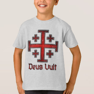 エルサレム テンプル騎士 十字軍 十字架 キリスト教 Tシャツ