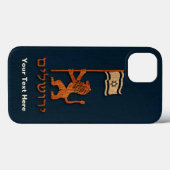 エルサレム・デイ・ライオン(旗付) Case-Mate iPhoneケース (裏面 (横))