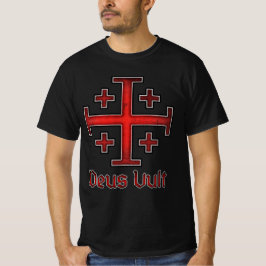エルサレム・ナイト・テンプラー・クルセイダー・クロス・キリスト教 Tシャツ