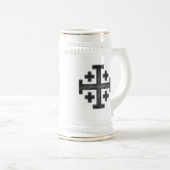 エルサレム ナイト テンプル騎士 十字軍 Deus Vult ビールジョッキ (正面右)
