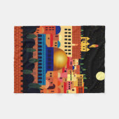 エルサレム フリースブランケット (正面(横))