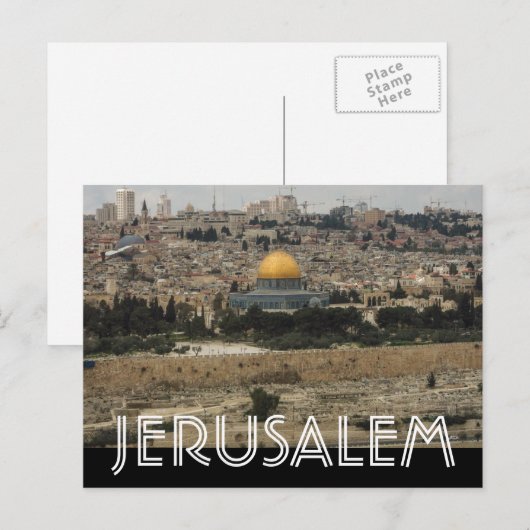 エルサレム ポストカード (正面/裏面)