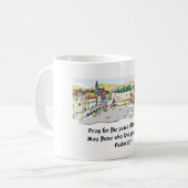 エルサレム・マググの平和 コーヒーマグカップ (正面左)