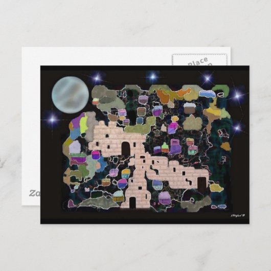 エルサレム・ムーン・ポストカード ポストカード (正面/裏面)