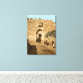 エルサレム – ライオンズゲート キャンバスプリント (インサイチュ (ウッドフロア))