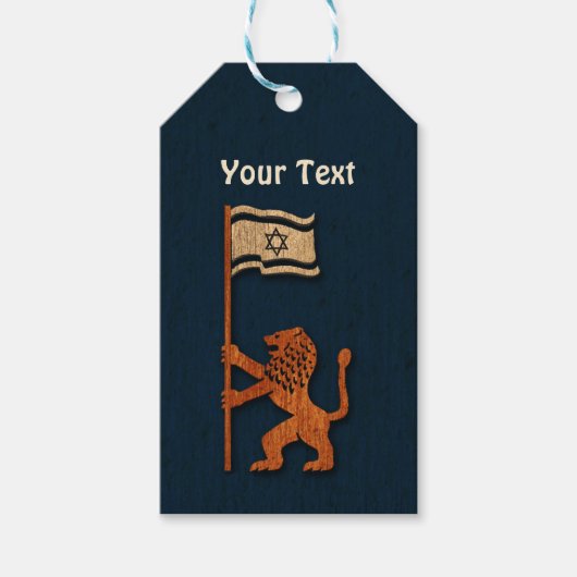 エルサレム・ライオン（国旗） ギフトタグ (正面)