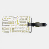 エルサレム ラゲッジタグ (裏面横)