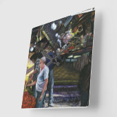 エルサレム，商工人 スクエア壁時計 (傾斜)