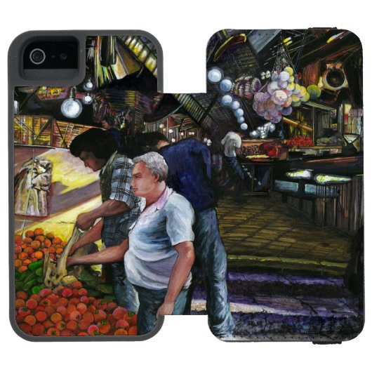 エルサレム，商工人 INCIPIO iPhoneウォレットケース (フォリオオープン)