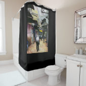 エルサレム、旧市街地を歩いてホームへ シャワーカーテン (インサイチュ)