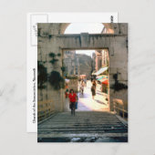 エルサレム、聖墳墓教会の近く ポストカード (正面/裏面)