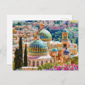 エルサレム、聖都 ポストカード (正面/裏面)