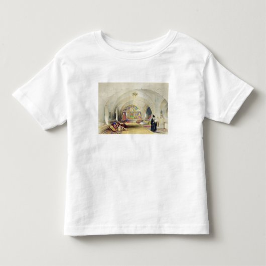 エルサレム(色のアルメニアの女子修道院の部屋、 トドラーTシャツ (正面)
