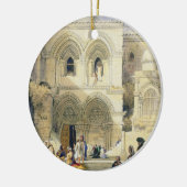 エルサレム(色のlitho)の神聖な墓室、 セラミックオーナメント (左)
