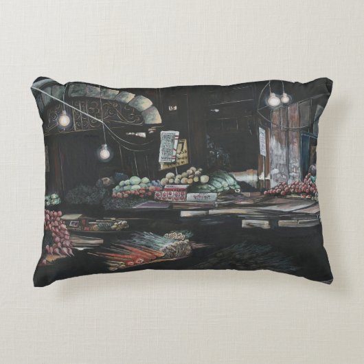 エルサレム，苦しい収穫物 アクセントクッション (正面)