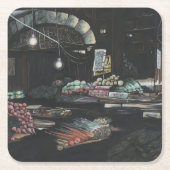 エルサレム,苦しい収穫物 スクエアペーパーコースター (正面)