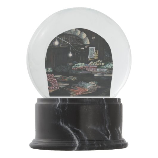 エルサレム，苦しい収穫物 スノーグローブ (正面)