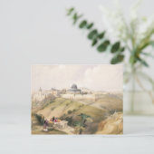 エルサレム、1839年4月9日、Volume Iのプレート16 ポストカード (スタンド正面)