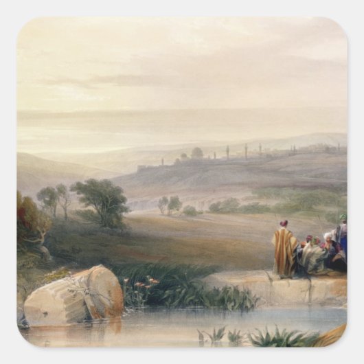 エルサレム、1839年4月、プレート22巻I スクエアシール (正面)