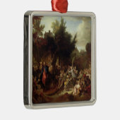 エルサレム、c.1720へのキリストの記入項目 メタルオーナメント (右)