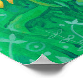 エルサレムArtichokesひまわり絵画フローラ ポスター (角)