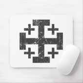 エルサレムPのグランジ神聖な土地宗教のシンボルを越える マウスパッド (マウス)