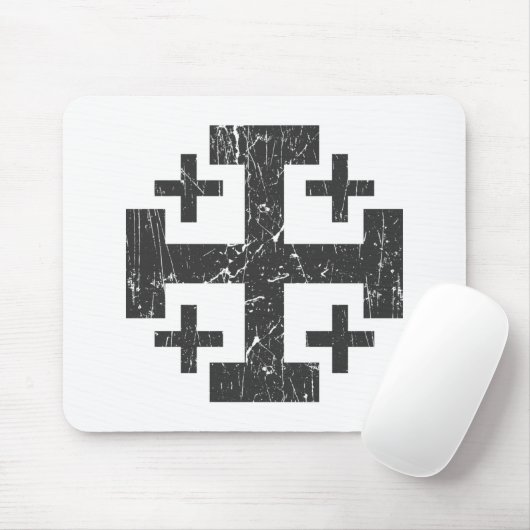 エルサレムPのグランジ神聖な土地宗教のシンボルを越える マウスパッド (マウス)