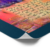 エルサレムPsalm 122 祈 for Peace Canvas Print ポスター (角)