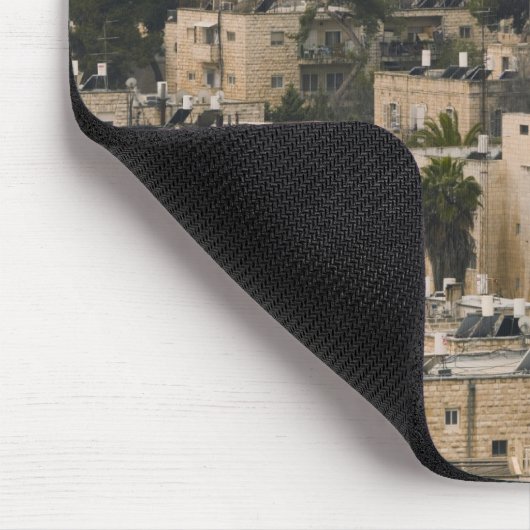 エルサレムYMCAタワーからの高架都市景観 マウスパッド (コーナー)