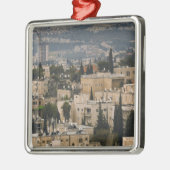 エルサレムYMCAタワーからの高架都市景観 メタルオーナメント (左)