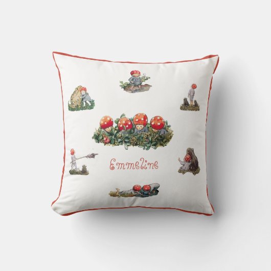 エルサ・ベスコウの森の子ども クッション (正面)