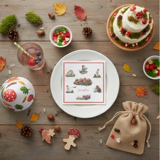 エルサ・ベスコウの森の子ども スタンダードランチョンナプキン