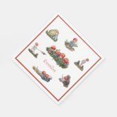 エルサ・ベスコウの森の子ども スタンダードランチョンナプキン (角)