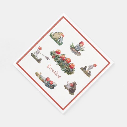 エルサ・ベスコウの森の子ども スタンダードランチョンナプキン (角)