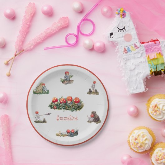 エルサ・ベスコウの森の子ども ペーパープレート (パーティー)