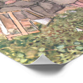 エルサ・ベスコフのヴィンテージイラスト「森の子供たち」 ポスター (角)