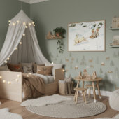 エルサ・ベスコフのヴィンテージイラスト「森の子供たち」 ポスター