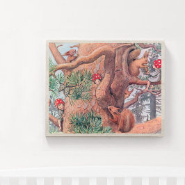 エルサ・ベスコフのヴィンテージイラスト「森の子供たち」 ポスター