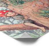 エルサ・ベスコフのヴィンテージイラスト「森の子供たち」 ポスター (角)