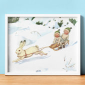 エルサ・ベスコーによるヴィンテージイラスト「森の子供たち」 ポスター