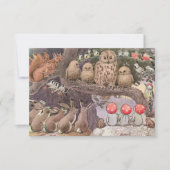 エルサ・ベスコー による『森林の子供たち』1910年 サンキューカード (正面)