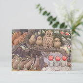 エルサ・ベスコー による『森林の子供たち』1910年 サンキューカード (スタンド正面)