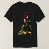 エルザスカーレット黒金ゴールド Tシャツ (デザイン正面)