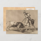 エルシッド・カンペアドルもう一人のブルホセ・ゴヤを吐く ポストカード (正面/裏面)